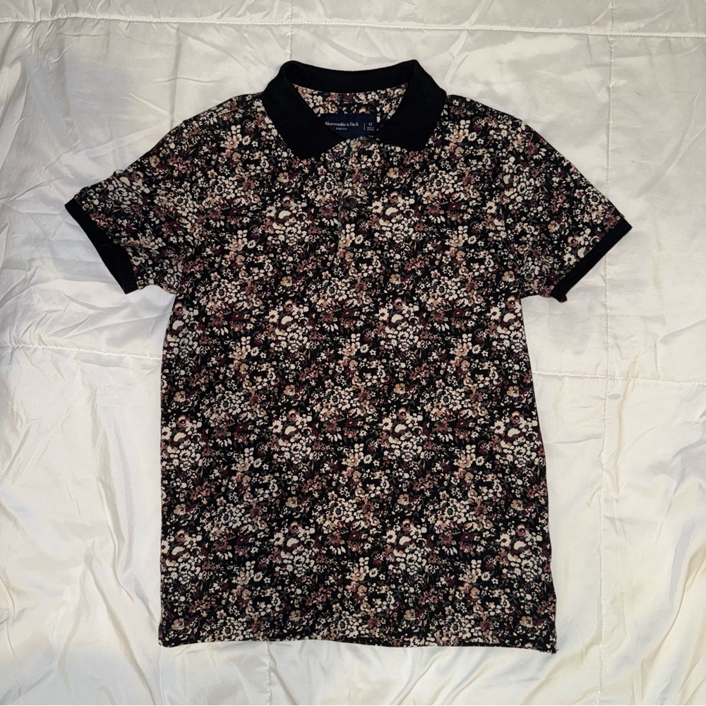 Abercrombie & Fitch Floral Polo